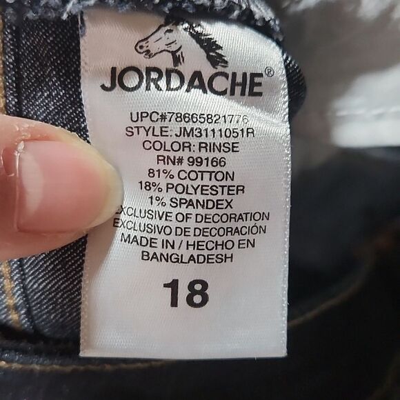 EUC Jordache Dark Bootcut Midrise Jeans - Picture 4 of 8